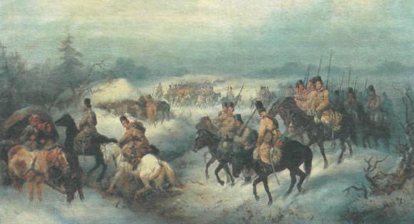 К. Филиппов. Казаки в походе. 1851 год.