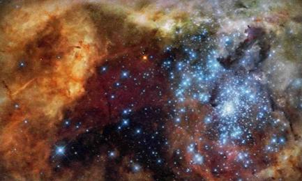 Новые сверхтяжелые звезды глазами "Хаббла"