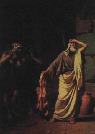 Иаков с окровавленной одеждой сына Иосифа