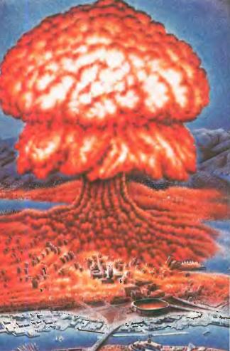 Картина атомного взрыва. Ч. Чаплин